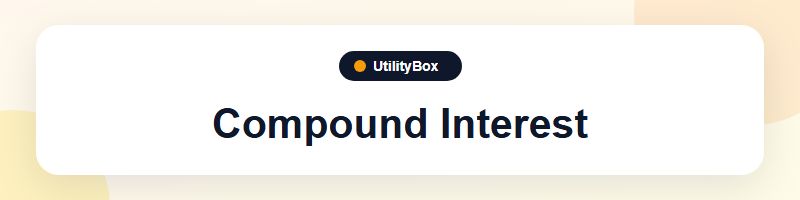 UtilityBox Compound Interest
