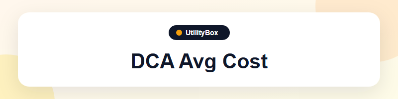 UtilityBox DCA Avg Cost