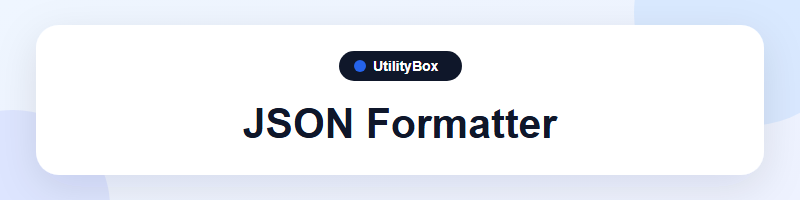 UtilityBox JSON Formatter
